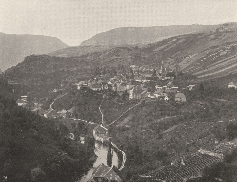 DOUBS. Mouthier 1905 old antique vintage print picture